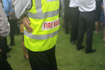 A fire warden 